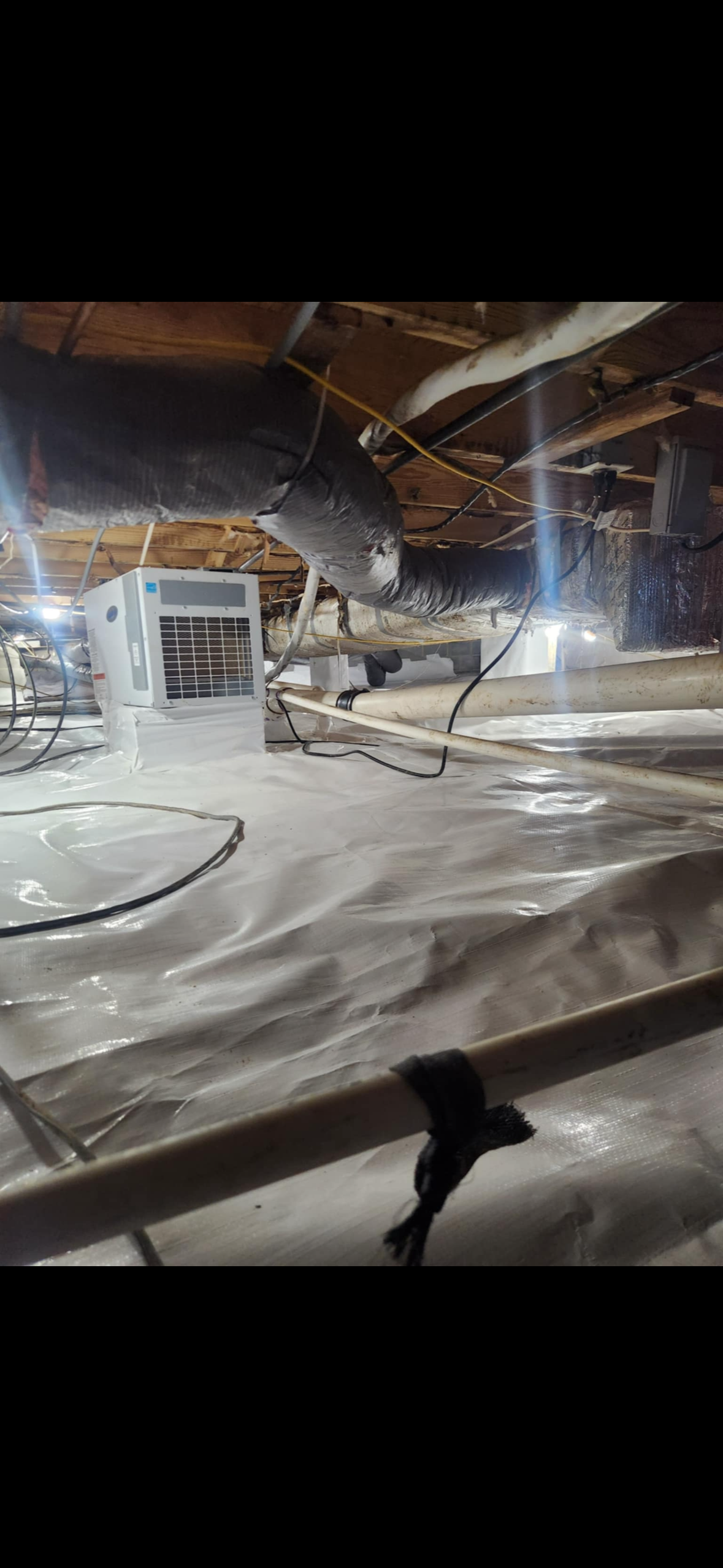 Crawl Space Dehumidification in Franklin VA